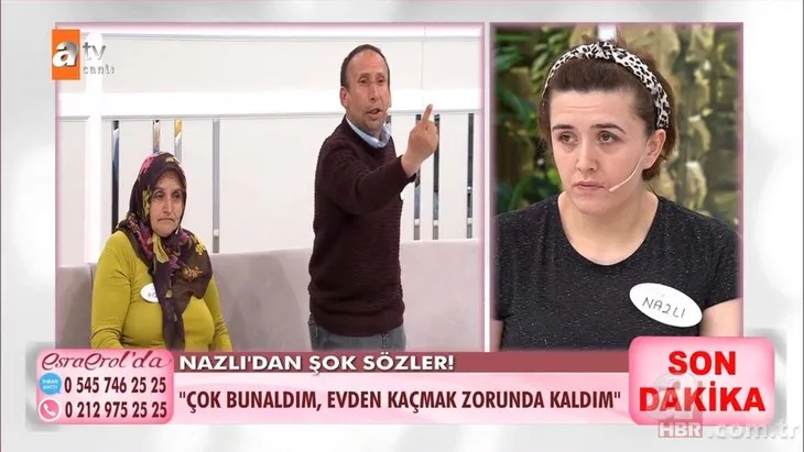 Esra Erol Cüneyt’le kaçan Nazlı’yı buldu! Stüdyoya gelen telefon kan dondurdu