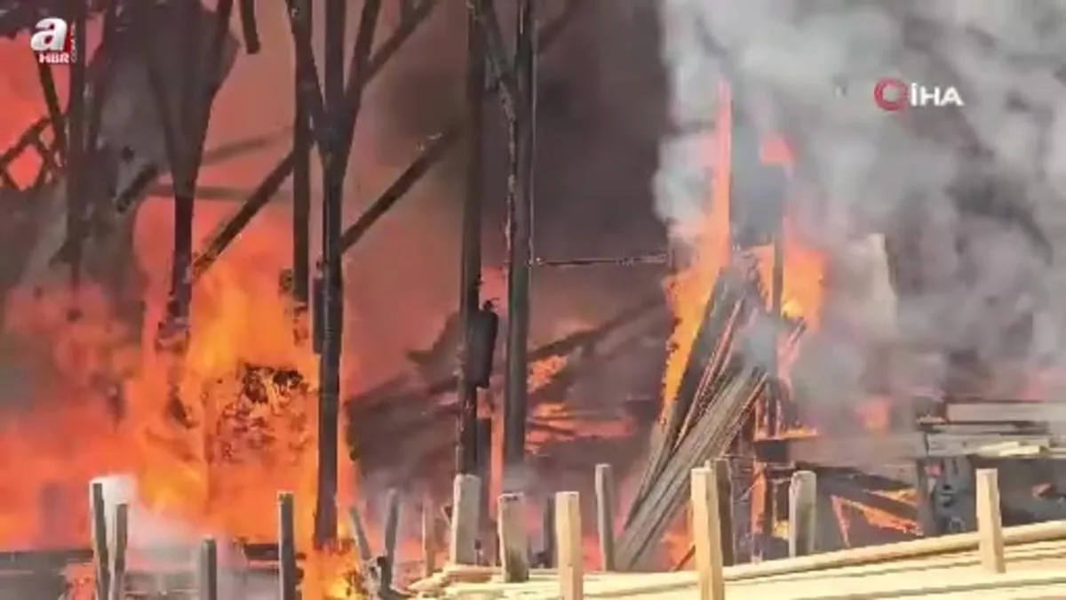 Safranbolu’da kereste fabrikasındaki yangın kontrol altına alındı