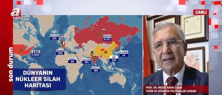Çin hızla sayıyı artırıyor! Nükleer silah sayısında Fransa’yı geride bıraktı! İşte dünyanın nükleer silah haritası