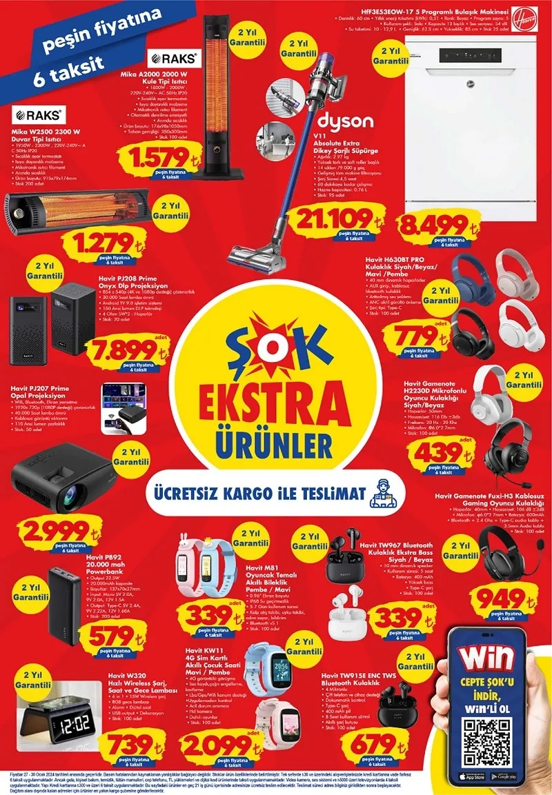 ŞOK 30 Ocak aktüel ürünler kataloğu geliyor! ŞOK bu hafta elektronikten tekstile, gıdadan mobilyaya kadar onlarca ürünü uyguna satıyor - 3