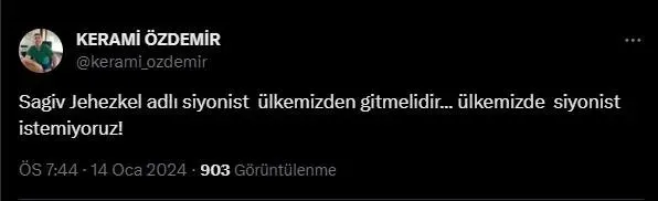 İşgalci İsrail’in propagandasını yapan Antalyasporlu Sagiv Jehezkel provokasyona böyle hazırlanmış! Ülkesine postalandı