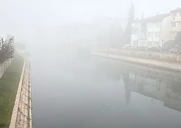 Eskişehir'de sis etkili oldu!