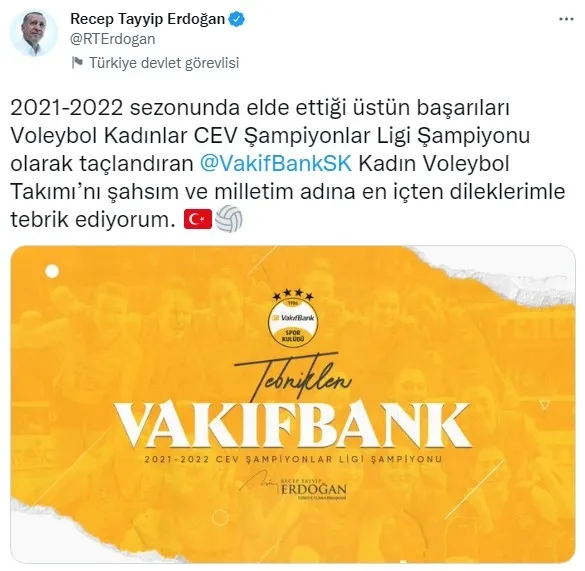 son-dakika-vakifbank-kadin-voleybol-takimi-avrupa-sampiyonu-oldu-1653245056432.jpg VakıfBank Kadın Voleybol Takımı, 5. kez Avrupa şampiyonu oldu! Başkan Erdoğan'dan tebrik - 5
