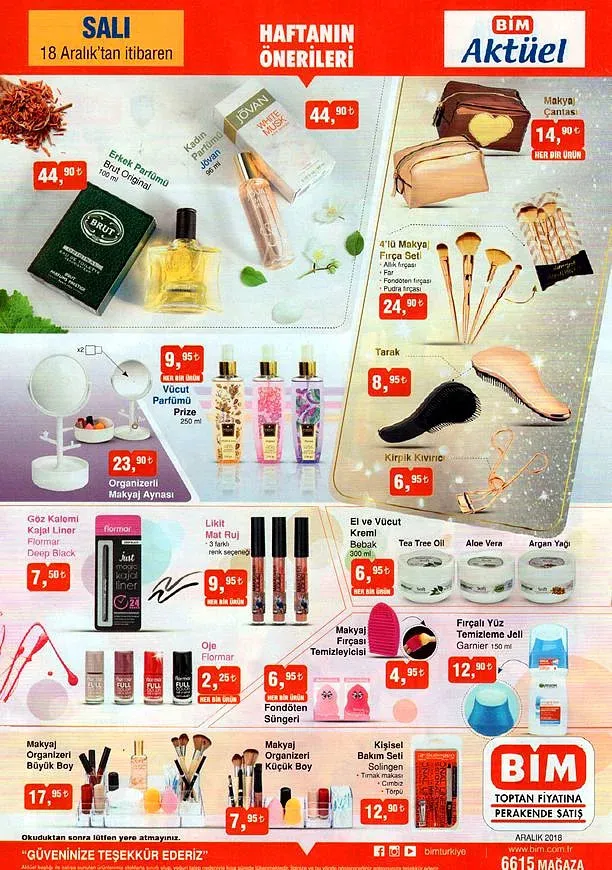 BİM aktüel ürünler kataloğu 14 Aralık 2018 BİM katalog ürünleri - 1