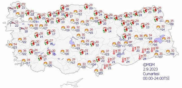 HAVA DURUMU | Meteoroloji müjdeyi sonunda verdi! Beklenen yağış çok kuvvetli geliyor! İstanbul ve Karadeniz... | 1-5 Eylül 2023 - 12