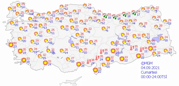 1630680810936.png Meteoroloji'den çok sayıda ile son dakika sağanak yağış ve fırtına uyarısı! İstanbul Ankara İzmir'de bu hafta hava durumu nasıl olacak? - 6