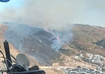 Son dakika: İzmir'de makilik alanda yangın kontrol altında