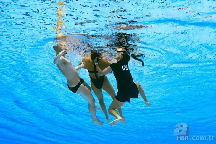 Su sporları şampiyonasında korku dolu anlar! ABD’li yüzücü Anita Alvarez suyun altında bayıldı