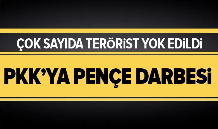 9 terörist yok edildi