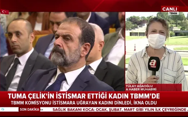 Meclis hazırlık komisyonu HDP’li Tuma Çelik’in cinsel istismarına uğrayan kadını dinledi