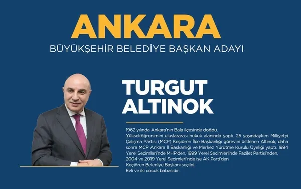 AK Parti Ankara Büyükşehir Başkan adayı Turgut Altınok’un eşi kimdir? Süreyya Altınok kimdir, nereli, mesleği ne?