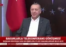 Başkan Erdoğan ile Bakan Dönmez arasında gülümseten diyalog | Video