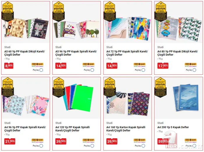 BİM, A101, ŞOK okul kırtasiye ürünleri ne zaman gelecek? BİM ve A101'e kırtasiye malzemeleri geldi mi? Aktüel ürünler... 17