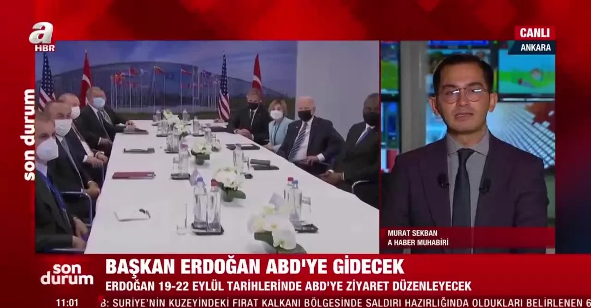 Başkan Recep Tayyip Erdoğan ABD'ye gidecek
