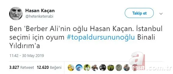 "Topal Dursun'un oğlu Binali" sosyal medyada gündem oldu! 2