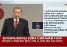 Son dakika... Başkan Erdoğan açıkladı: 23-24-25-26 Nisan tarihlerinde sokağa çıkma yasağı uygulanacak |Video