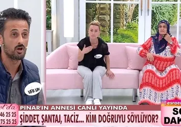 Canlı yayında yüzleşme! Pınar, annesi ve Haluk stüdyoda | Haluk Pınar'a uygunsuz videolar ile şantaj mı yaptı?