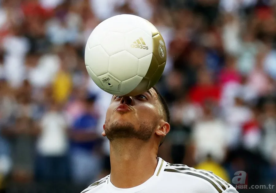 Real Madrid, en pahalı transferi Eden Hazard'ı tanıttı 8