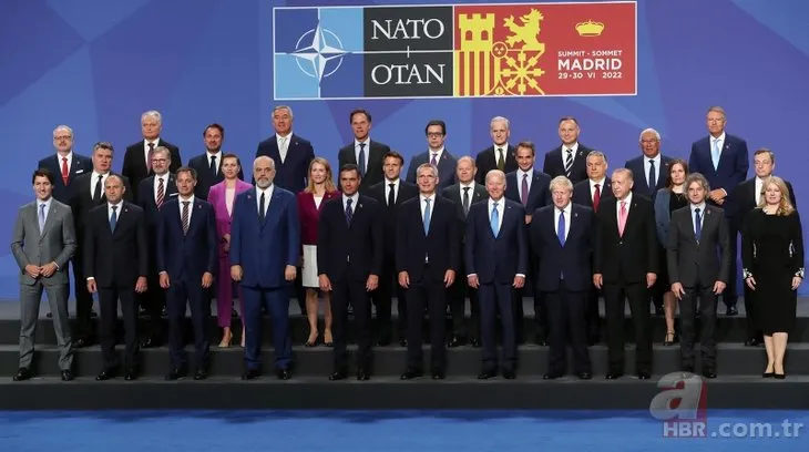 Başkan Erdoğan’ın NATO Zirvesi’ndeki görüntüleri dünya basınını salladı! Liderlerle samimi anlar