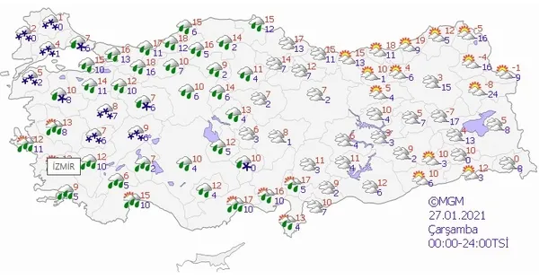 İstanbul’da kar yağışı başladı! İstanbul’a öğle saatlerinden sonrası için flaş kar uyarısı