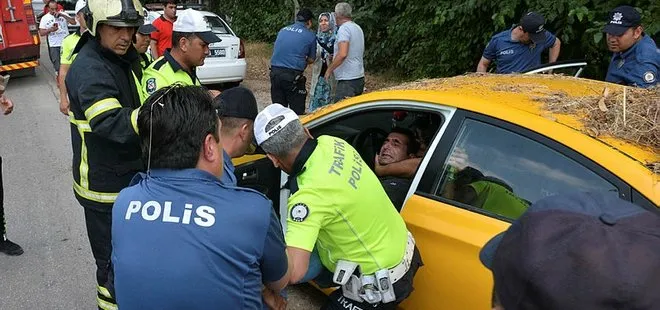 Taksici gerçeği öğrenince kendisini aracının içine kilitledi! Adana'da ilginç olay