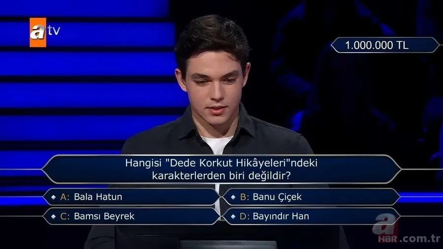 1 milyonluk sorunun cevabı ne? Kim Milyoner Olmak İster geçmişten günümüze tüm milyonluk sorular ve cevapları... 15