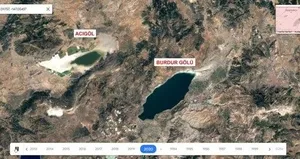 Göller Yöresi’ni vuran kuraklık! Değişim uydu fotoğraflarında