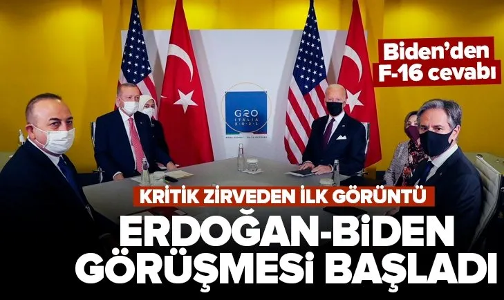 Son dakika: Başkan Erdoğan ABD Başkanı Biden ile bir araya geldi!