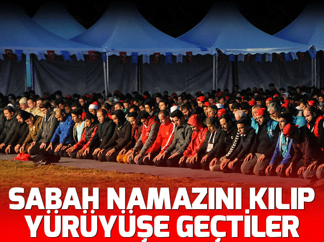 57.nci Alay Vefa yürüyüÅü gerçekleÅtirdi