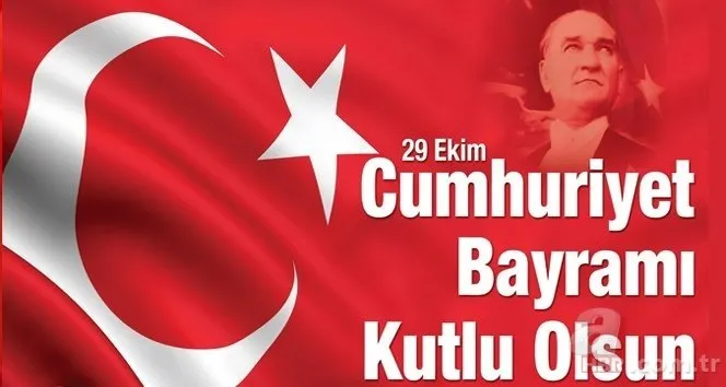 29 Ekim kutlama mesajları ve en güzel Atatürk görselleri! Uzun, kısa, dikkat çekici 29 Ekim Cumhuriyet Bayramı kutlama mesajları...