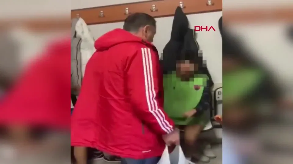 Kayseri’de antrenörden futbolcuya darp