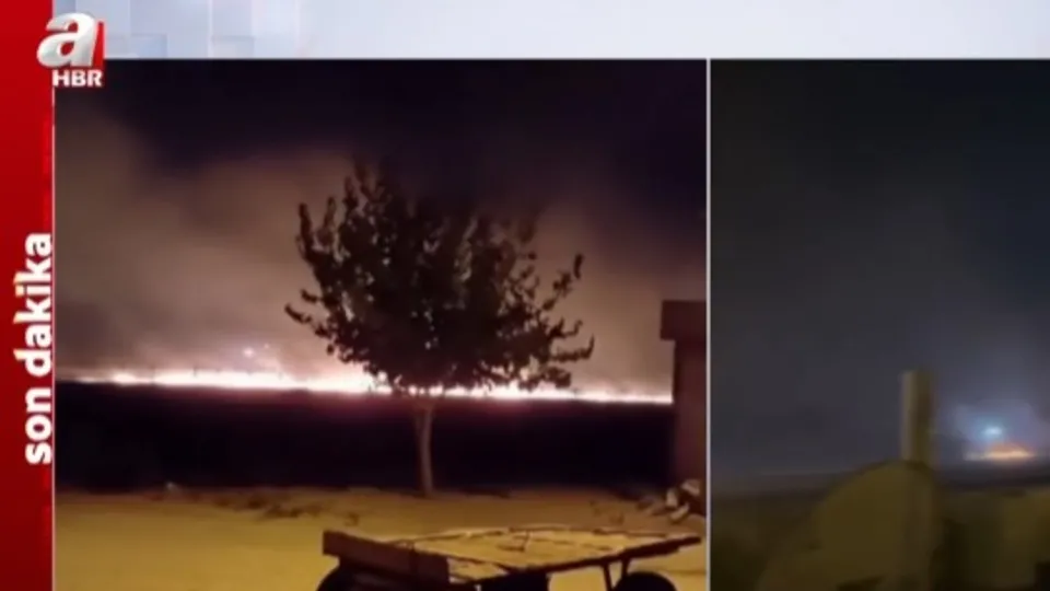 Kilis’te mayınlı araziye roket düştü!