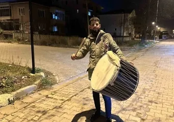 Ramazan davulcularının mesaisi başladı