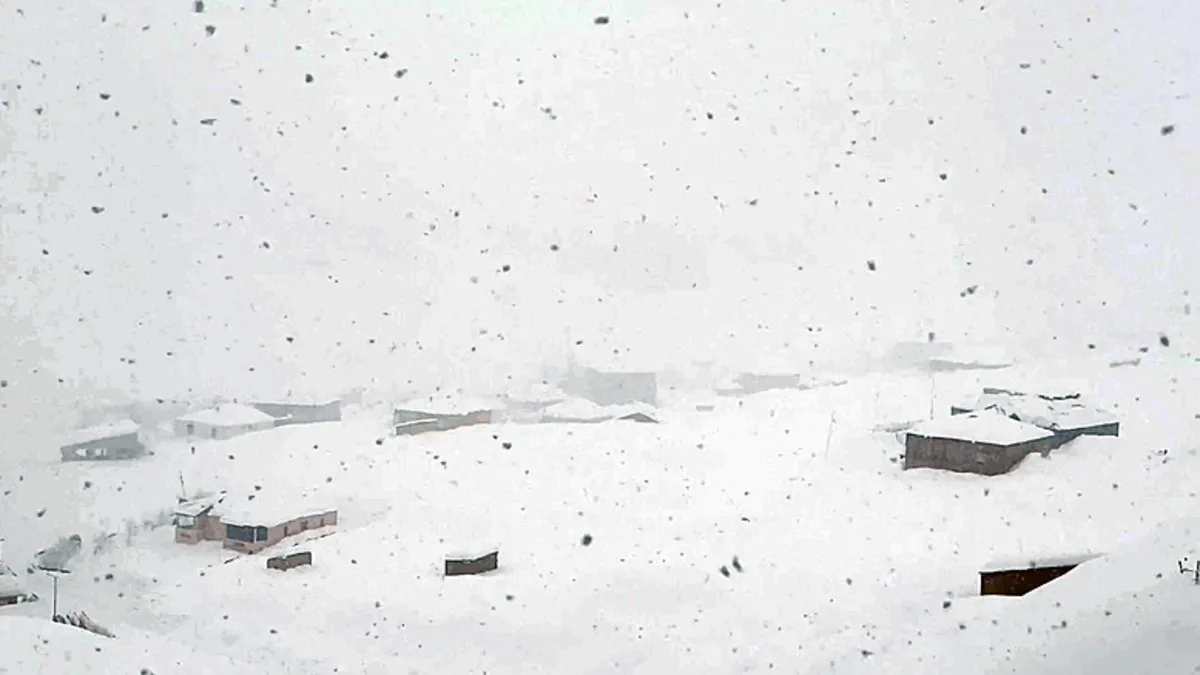 Yüksekova'da zorlu kurtarma mücadelesi