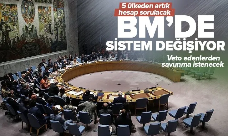 BM Güvenlik Konseyi sistemi değişiyor: Veto yetkisini kullanan ülkelerden hesap soracak karar kabul edildi