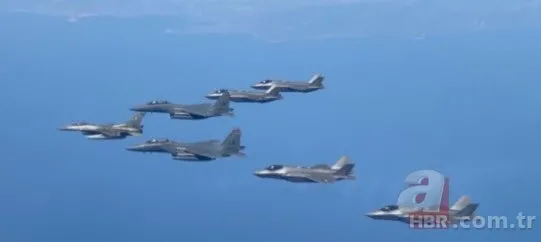 ABD ve Yunan savaş jetleri Ege Denizi’ndeki Girit ve Mora adaları üstünde tatbikat yaptı
