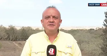 A Haber Gazze sınırında! Canlı yayında patlama sesleri