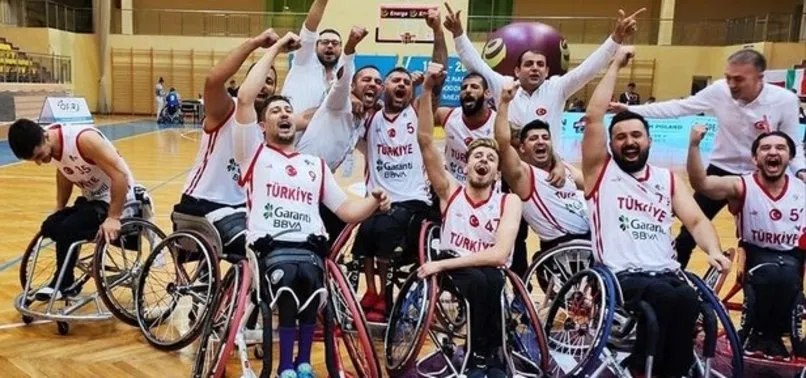 Tekerlekli Sandalye Milli Takımı Avrupa üçüncüsü oldu
