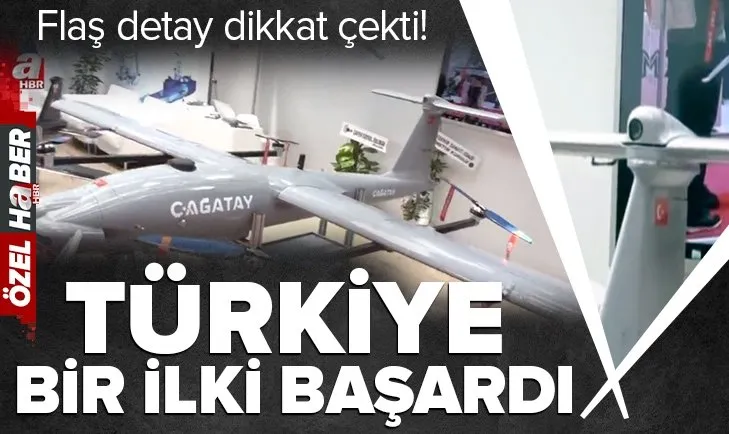A Haber görücüye çıkan Çağatay İHA'yı görüntüledi! İşte Çağatay İHA'nın özellikleri