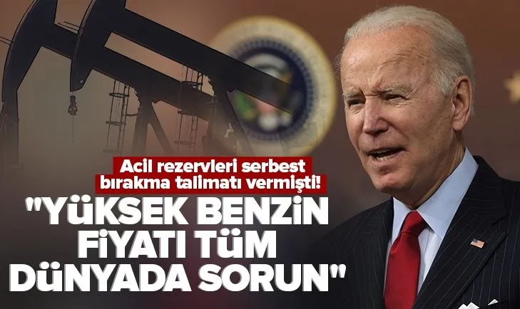 Acil rezervleri serbest bırakma talimatı vermişti! Biden’den flaş açıklama: Yüksek benzin fiyatı tüm dünyada sorun