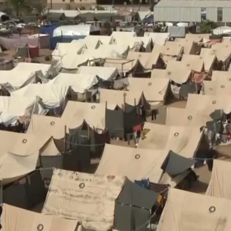 İlk çadır kent Han Yunus’ta kuruldu