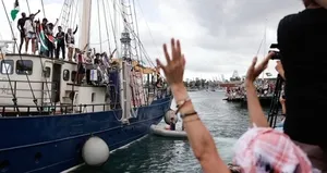 Fas’ta Sumud Filosu’nda destek