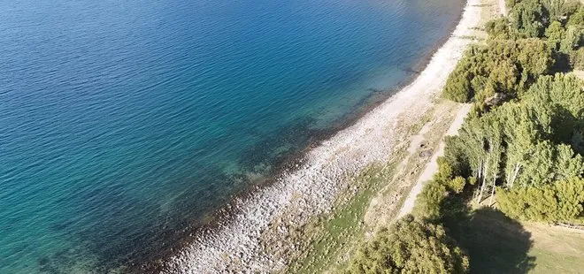 Van Gölü'nde korkutan manzara! Mikrobiyalit tarlasına döndü