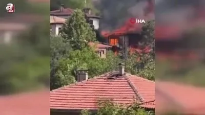 Karabük’te tarihi konakta yangın