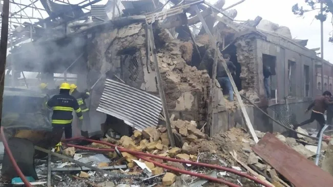 Azerbaycan, Ermenistan’ın sivilleri hedef alan saldırısının görüntülerini yayınladı