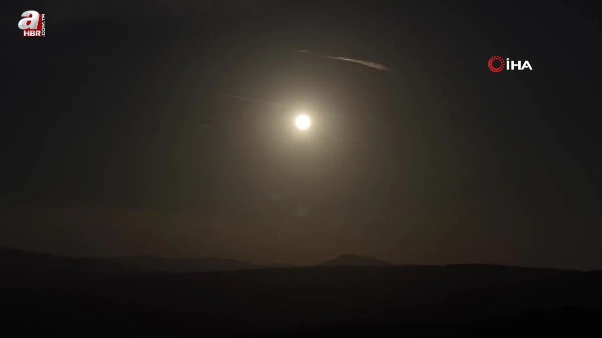 Çankırı’da gün batımı mest etti