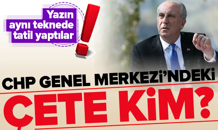 Muharrem İnce: CHP içindeki çete yazın aynı teknede tatil yaptı