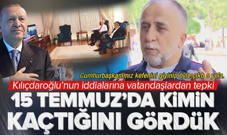 Halktan Kılıçdaroğlunun iddialarına tepki