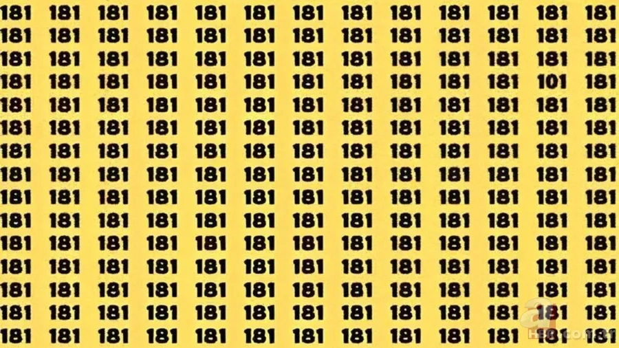 Zihin oyunları severler için meydan okuma! Farklı sayıyı kaç saniyede bulabilirsin? 1