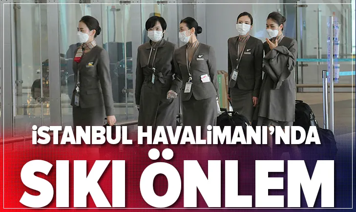 İstanbul Havalimanında koronavirüs nedeniyle termal kamera kontrolü devam ediyor!